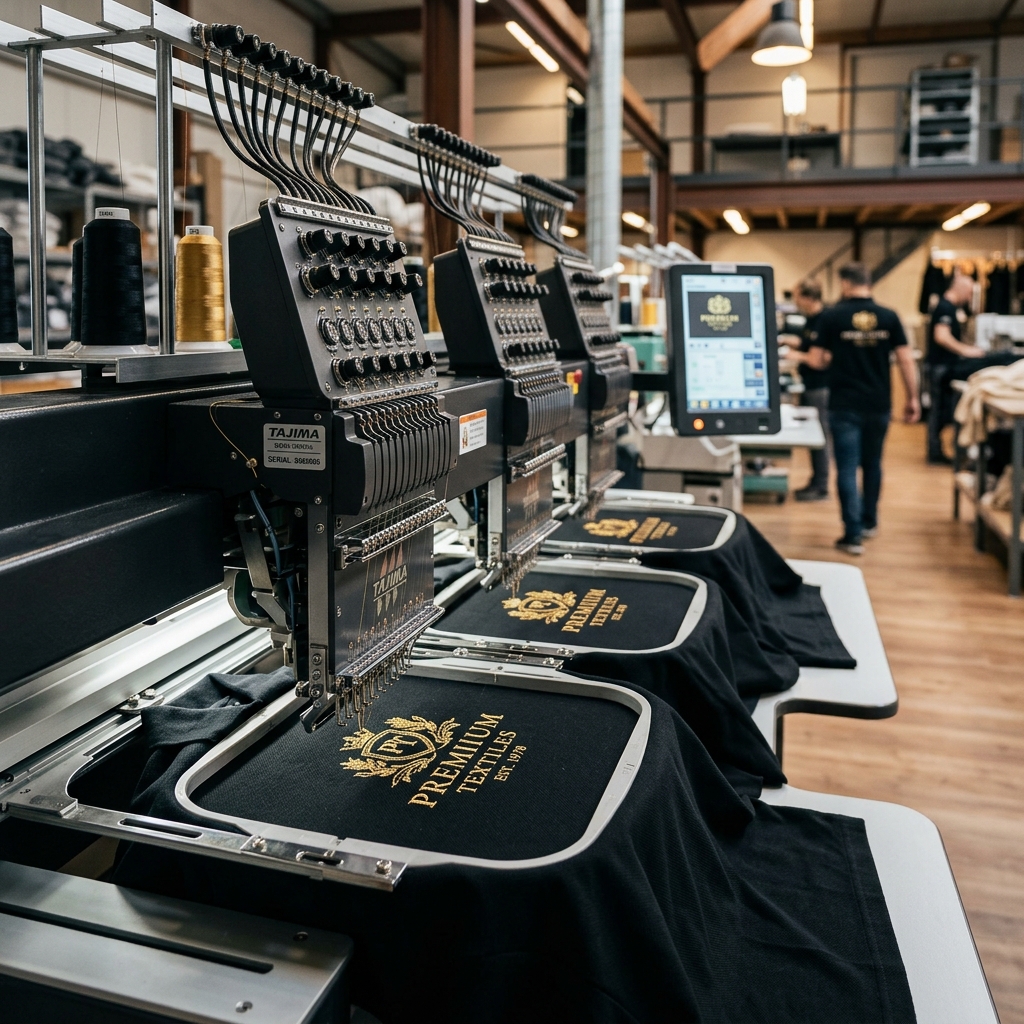 Embroidery Machine in Action